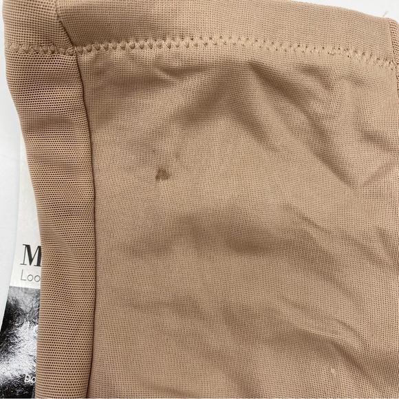 Women's Extra Firm Tummy-Control High-Waist Sheer Thong 2778 in stucco size S - Picture 4 of 8